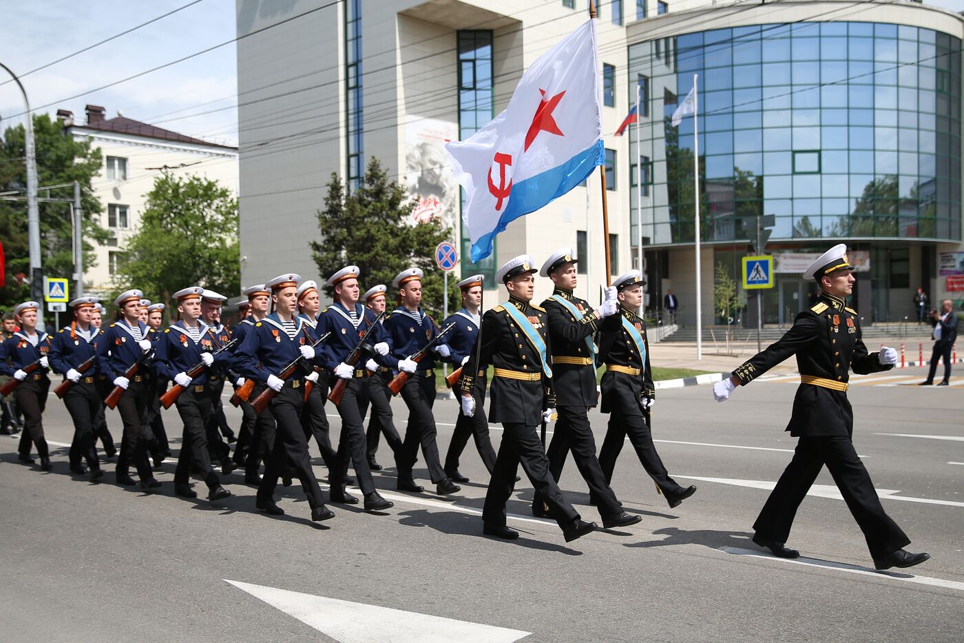 Город-герой Новороссийск. Военный парад, посвященный 80-летию Победы