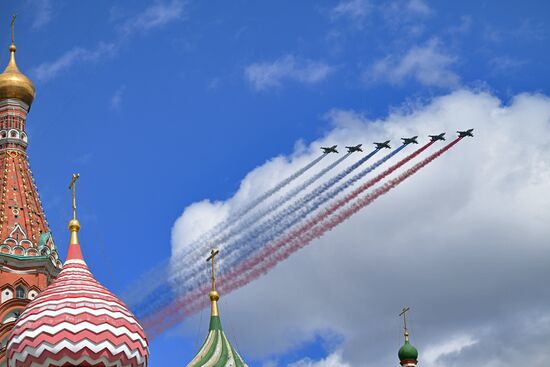 Москва. Военный парад, посвященный 80-летию Победы в Великой Отечественной войне