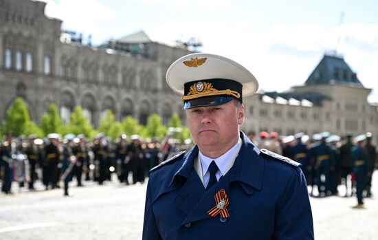 Генеральный прокурор РФ Игорь Краснов на Красной площади в Москве на военном параде, посвященном 80-летию Победы. 9 мая Россия отмечает 80-летие Победы в Великой Отечественной войне 1941-1945 годов. Место: Россия, Москва. Автор: Сергей Бобылев/РИА Новости. Официальные лица на военном параде в честь 80-летия Победы