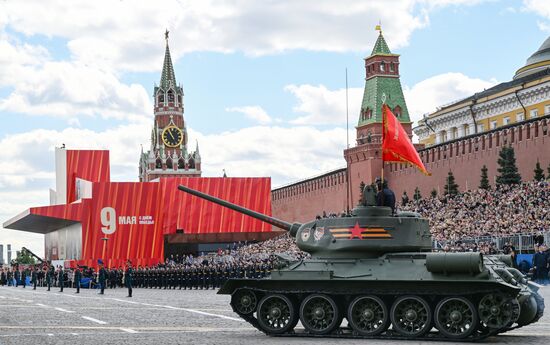 Москва. Военный парад, посвященный 80-летию Победы в Великой Отечественной войне