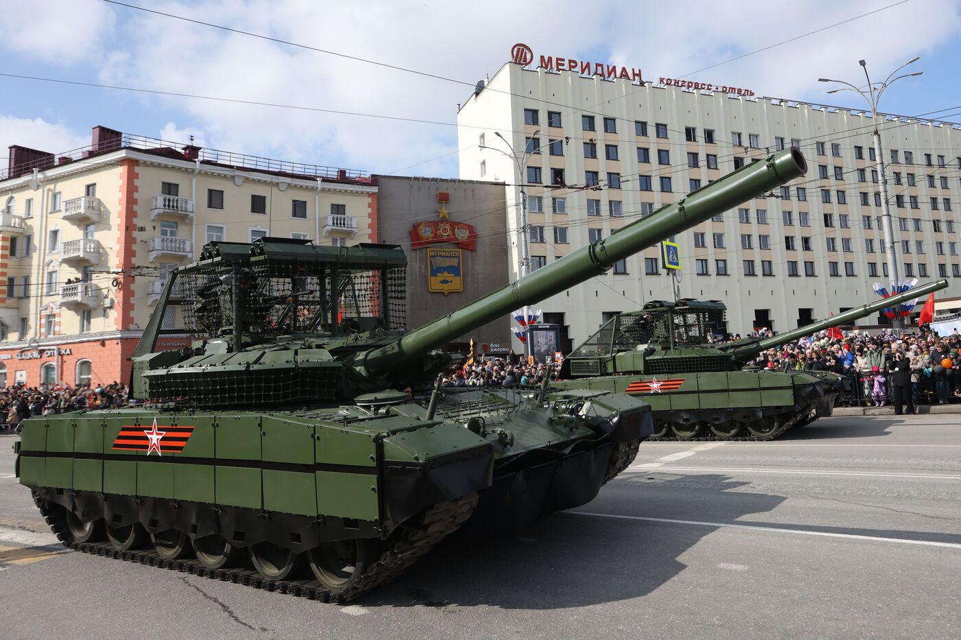Город-герой Мурманск. Военный парад, посвященный 80-летию Победы