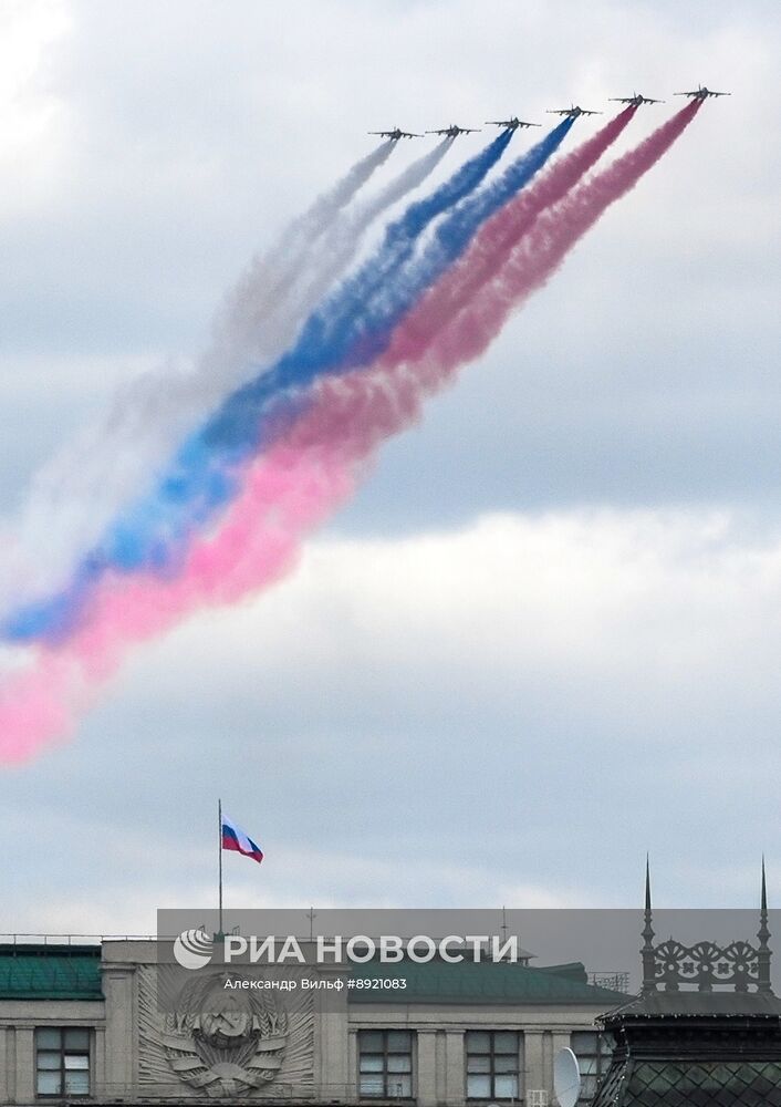 Москва. Военный парад, посвященный 80-летию Победы в Великой Отечественной войне