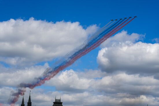 Москва. Военный парад, посвященный 80-летию Победы в Великой Отечественной войне