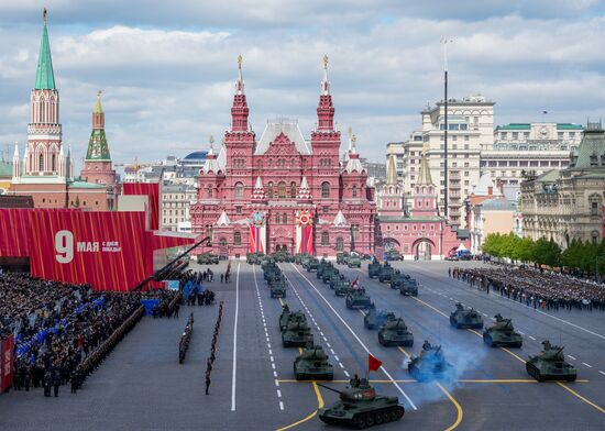 Москва. Военный парад, посвященный 80-летию Победы в Великой Отечественной войне