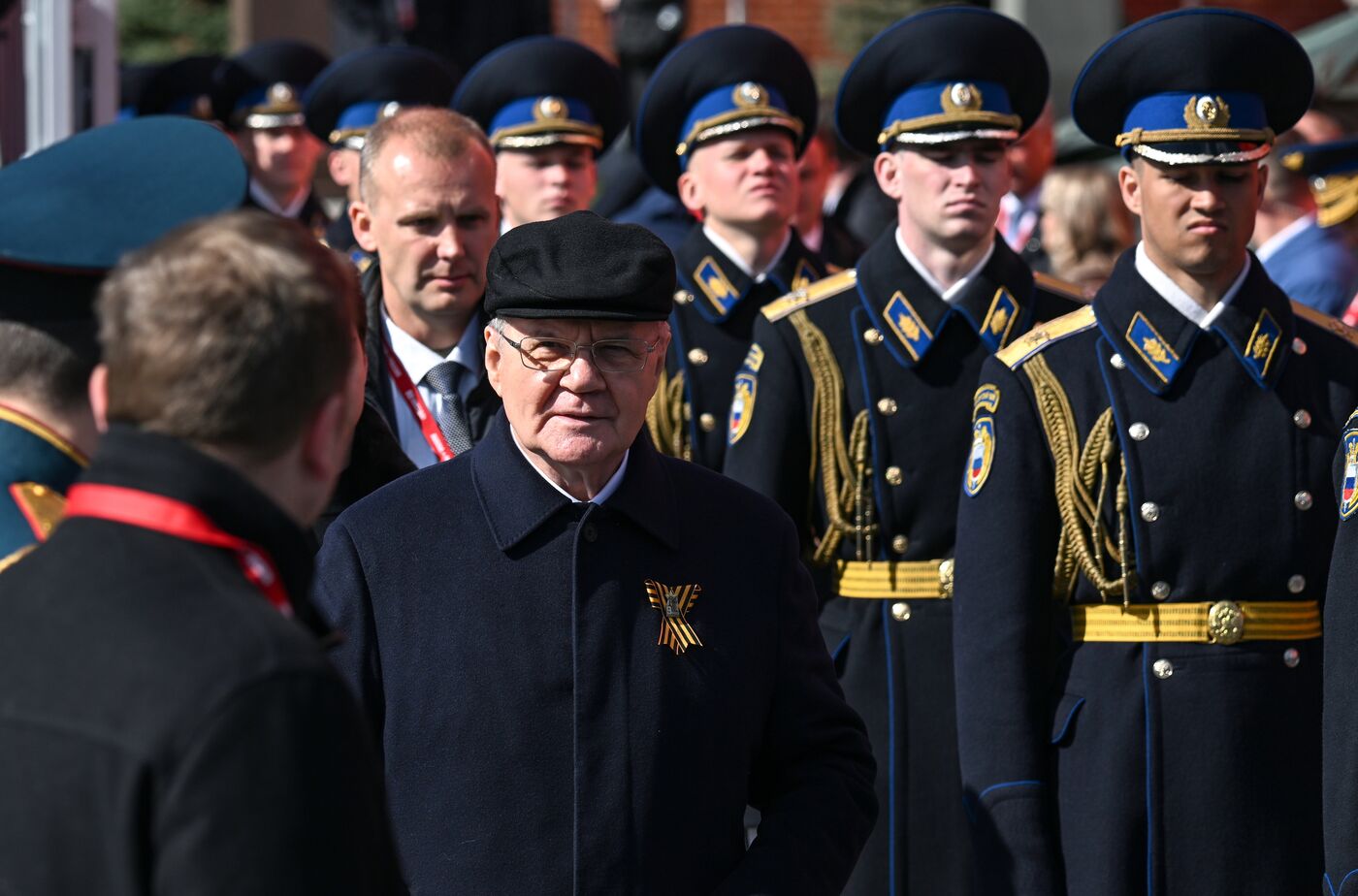 Официальные лица на военном параде в честь 80-летия Победы 