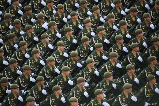 Москва. Военный парад, посвященный 80-летию Победы в Великой Отечественной войне