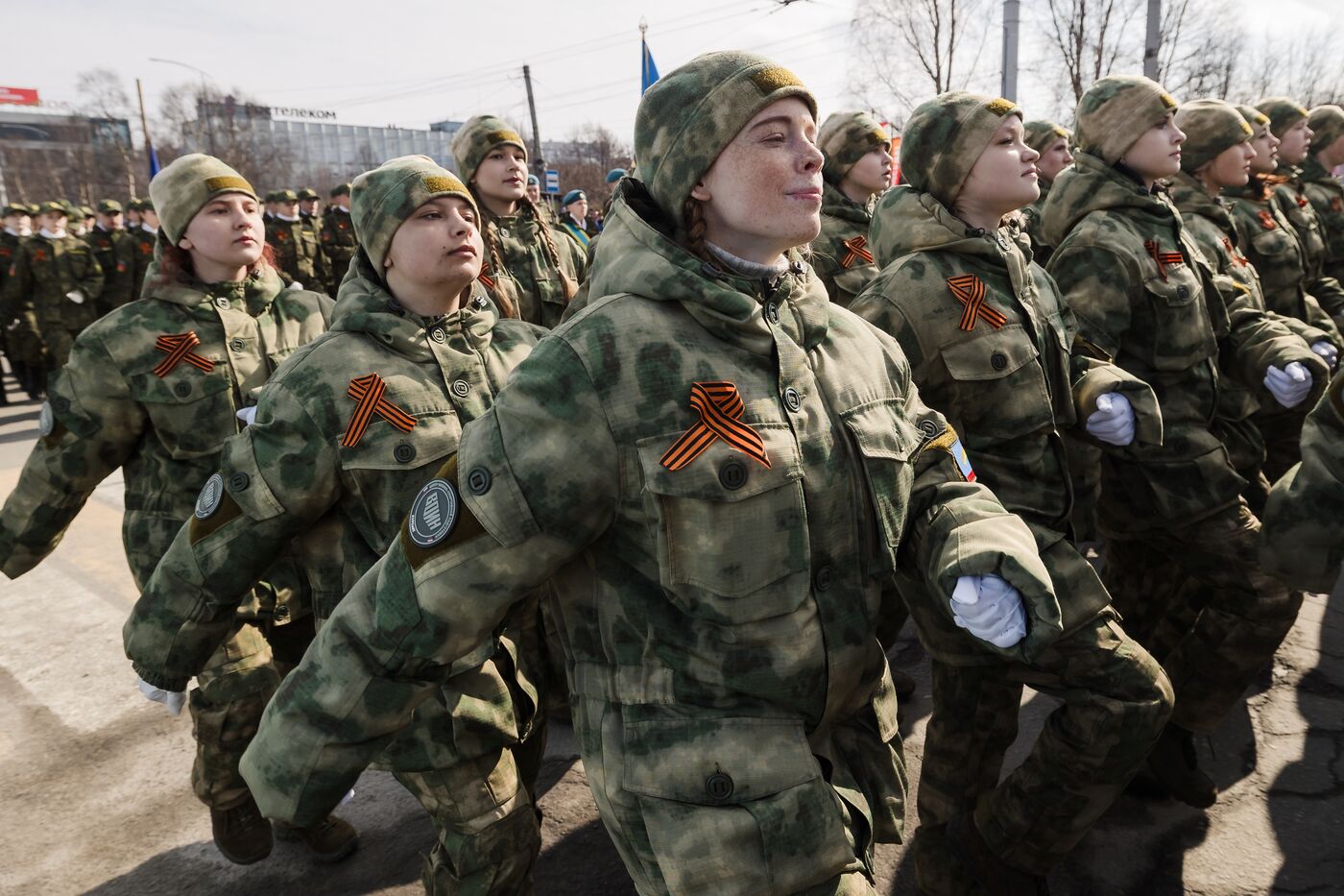 Город-герой Мурманск. Военный парад, посвященный 80-летию Победы