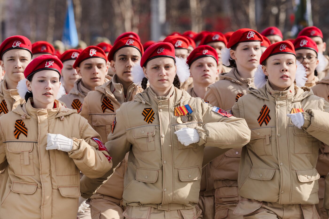 Город-герой Мурманск. Военный парад, посвященный 80-летию Победы