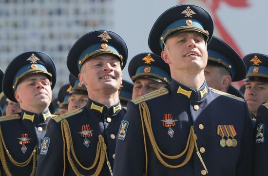 Город-герой Ленинград. Военный парад, посвященный 80-летию Победы