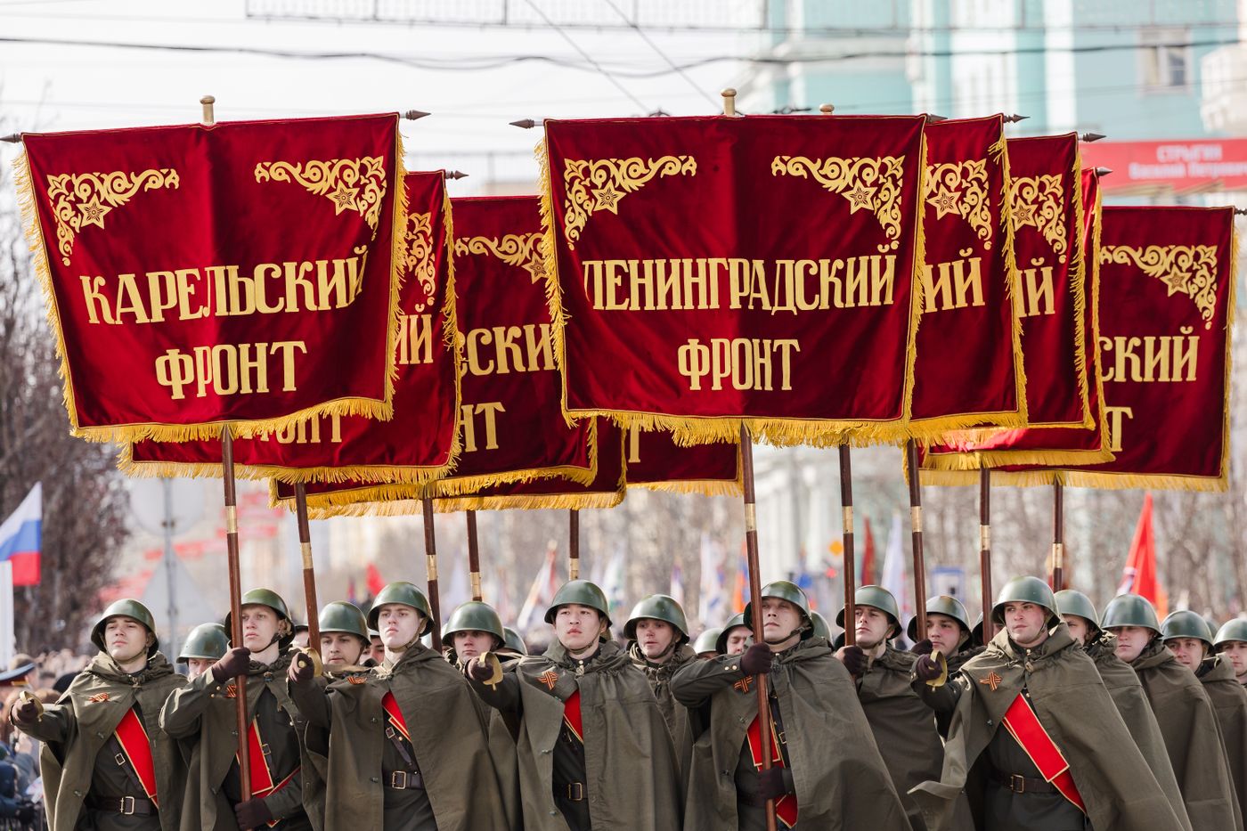 Город-герой Мурманск. Военный парад, посвященный 80-летию Победы