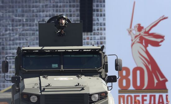 Город-герой Ленинград. Военный парад, посвященный 80-летию Победы