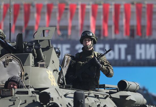 Город-герой Ленинград. Военный парад, посвященный 80-летию Победы