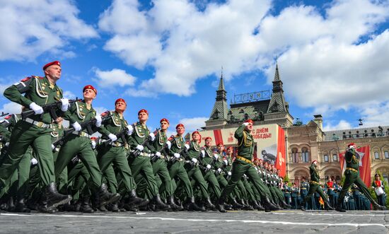 Москва. Военный парад, посвященный 80-летию Победы в Великой Отечественной войне