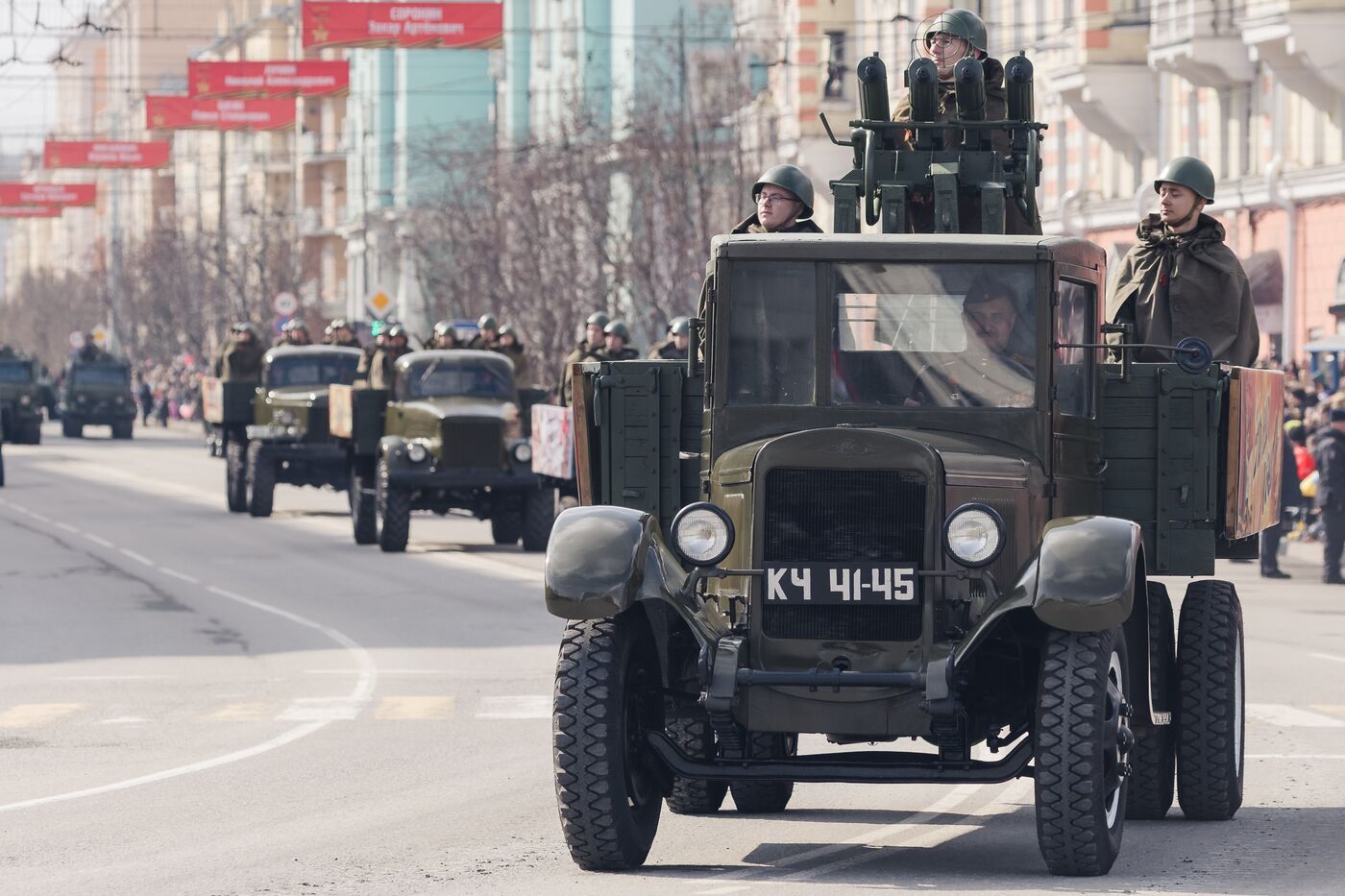 Город-герой Мурманск. Военный парад, посвященный 80-летию Победы