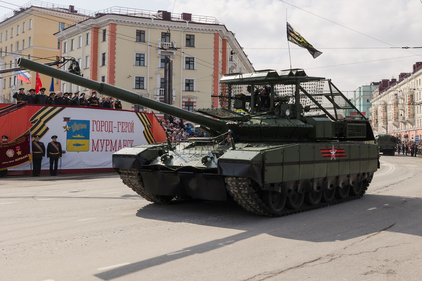 Город-герой Мурманск. Военный парад, посвященный 80-летию Победы