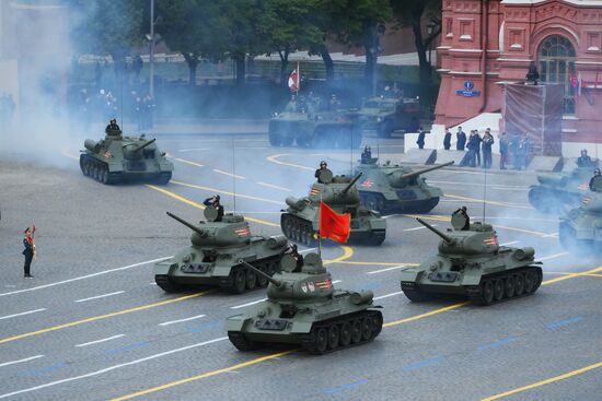 Москва. Военный парад, посвященный 80-летию Победы в Великой Отечественной войне