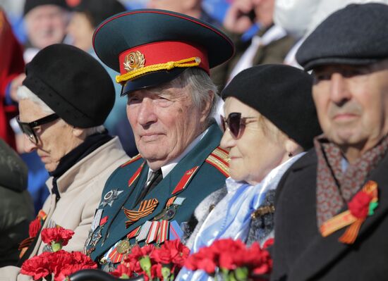 Город-герой Ленинград. Военный парад, посвященный 80-летию Победы