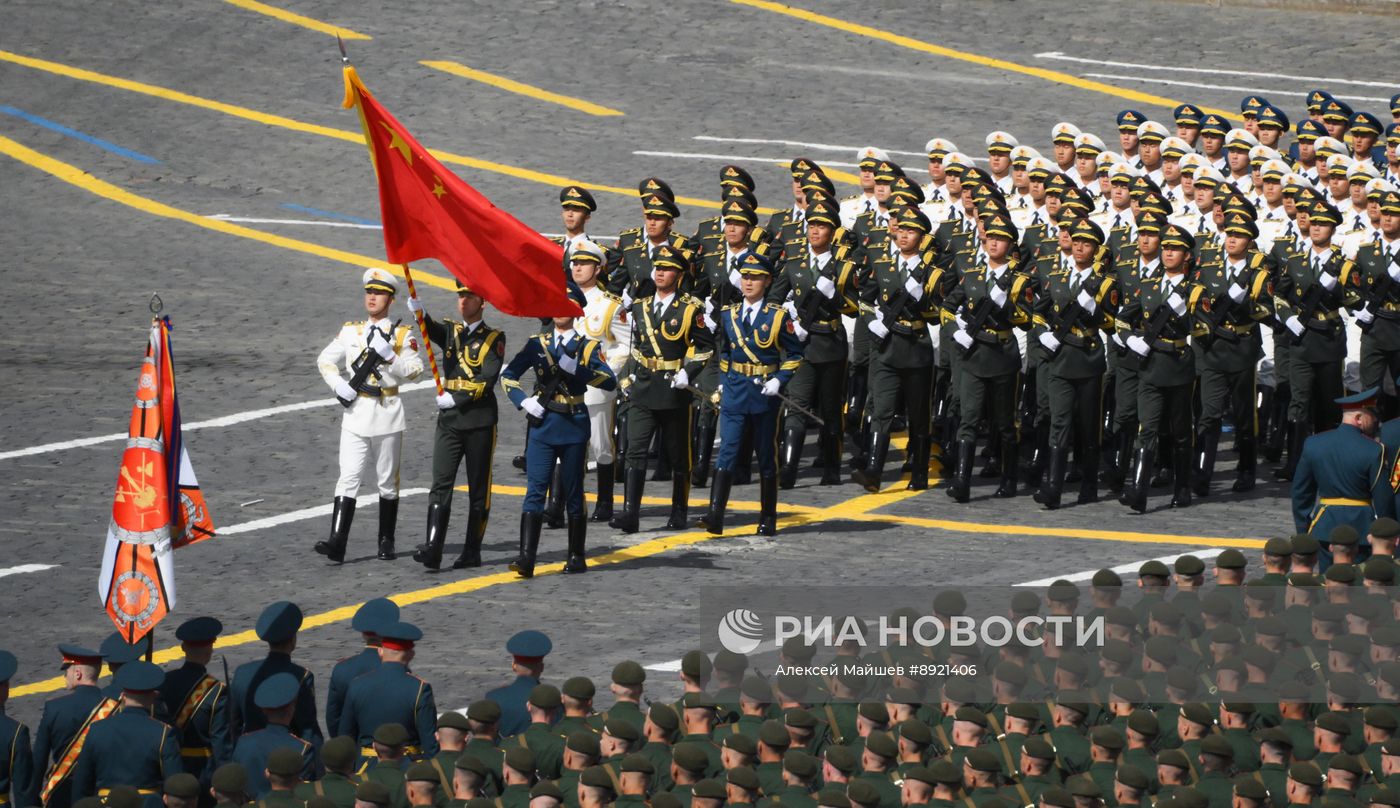 Москва. Военный парад, посвященный 80-летию Победы в Великой Отечественной войне
