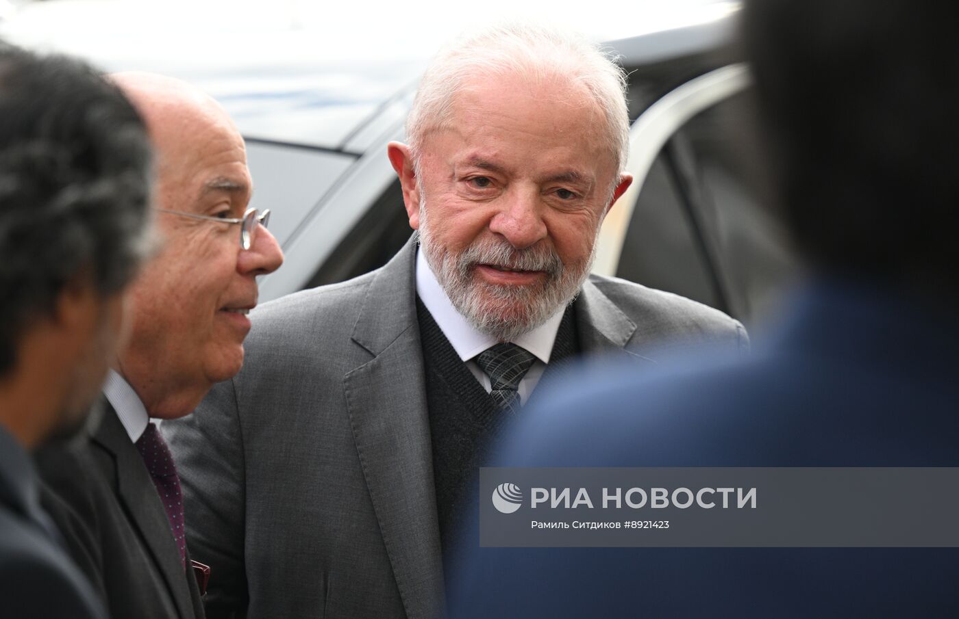 Встреча президента РФ В. Путина и президента Бразилии Луиса Инасиу Лулы да Силвы