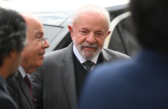 Встреча президента РФ В. Путина и президента Бразилии Луиса Инасиу Лулы да Силвы