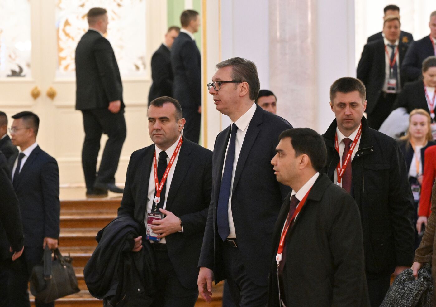 Прием от имени президента России в честь глав государств, приглашенных на празднование 80-й годовщины Победы