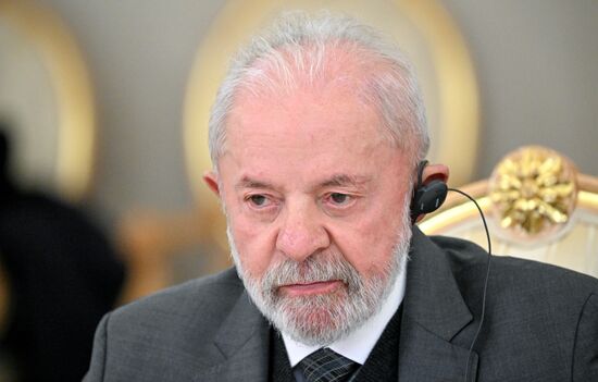 Встреча президента РФ В. Путина и президента Бразилии Луиса Инасиу Лулы да Силвы