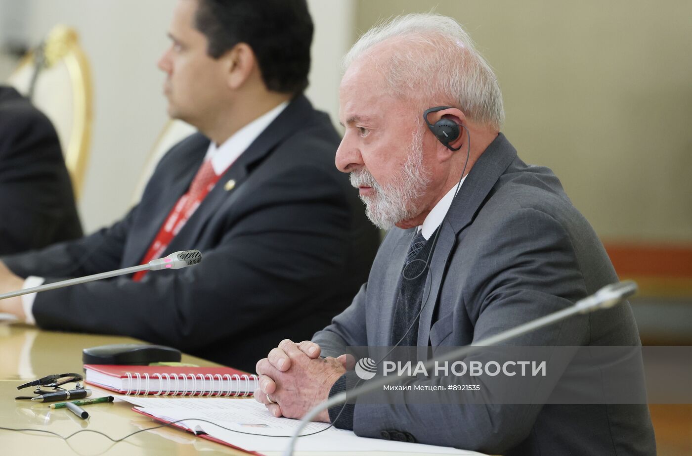 Встреча президента РФ В. Путина и президента Бразилии Луиса Инасиу Лулы да Силвы