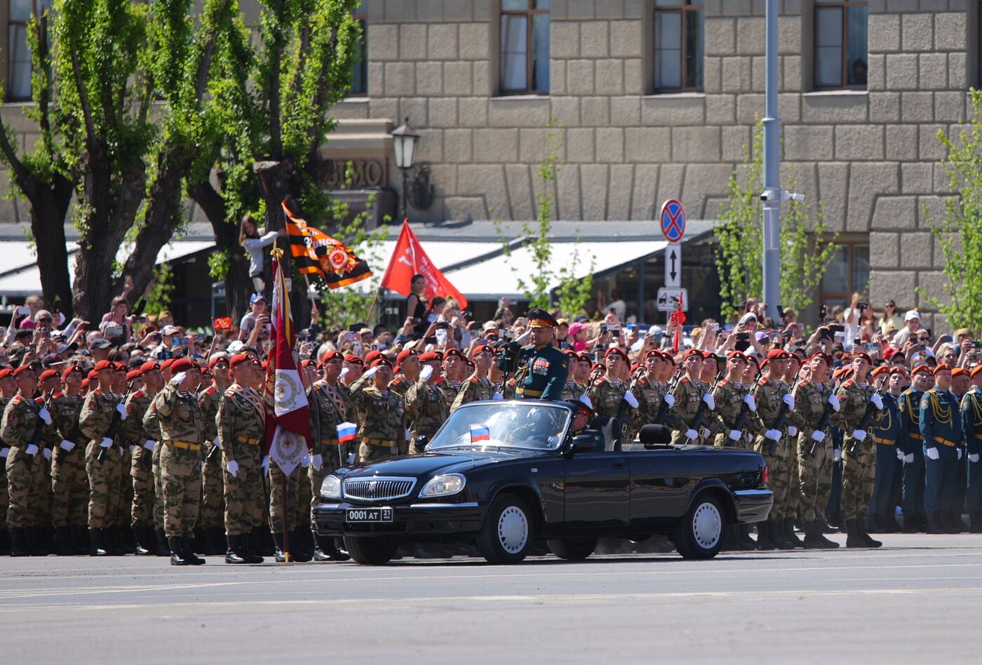 Город-герой Волгоград. Военный парад, посвященный 80-летию Победы
