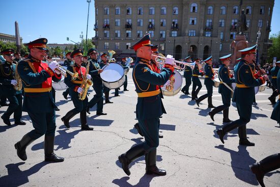 Город-герой Волгоград. Военный парад, посвященный 80-летию Победы