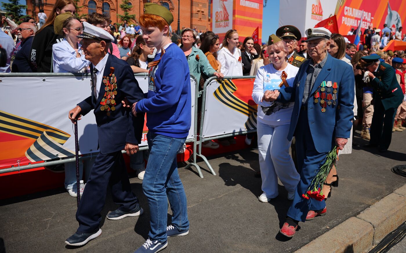 Город-герой Волгоград. Военный парад, посвященный 80-летию Победы