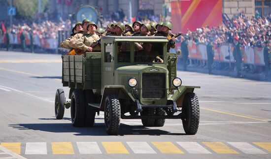 Город-герой Волгоград. Военный парад, посвященный 80-летию Победы