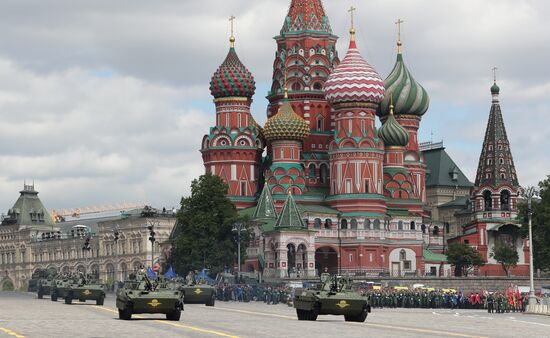 Москва. Военный парад, посвященный 80-летию Победы в Великой Отечественной войне