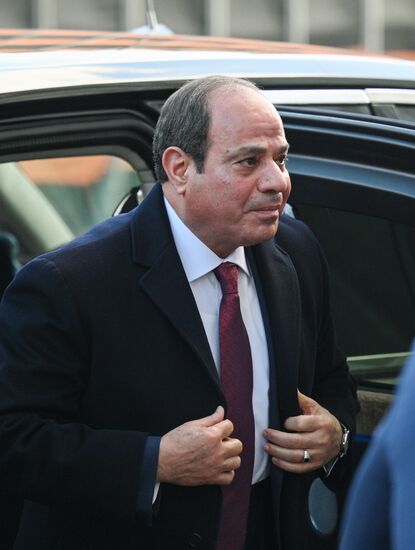 Встреча президента РФ В. Путина и президента Египта Абделя Фаттаха Ас-Сиси