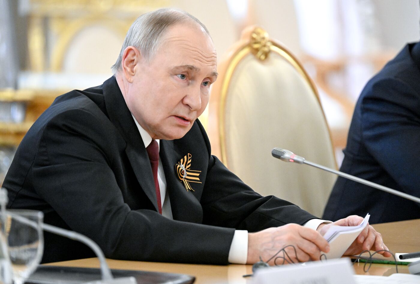 Встреча президента РФ В. Путина и президент Египта Абделя Фаттах Ас-Сиси