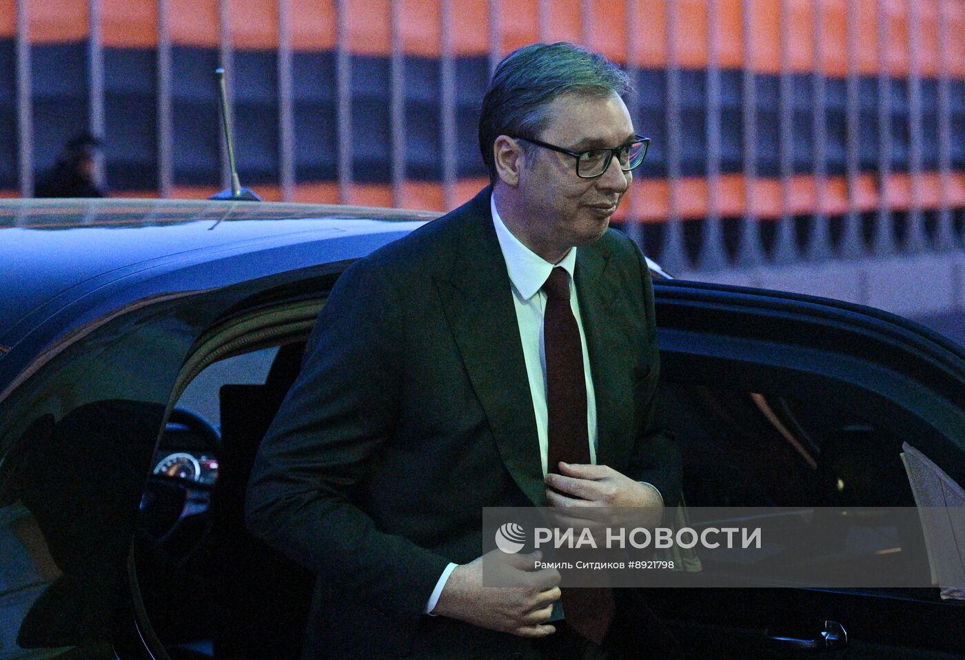 Встреча президента РФ В. Путина и президента Сербии Александра Вучича
