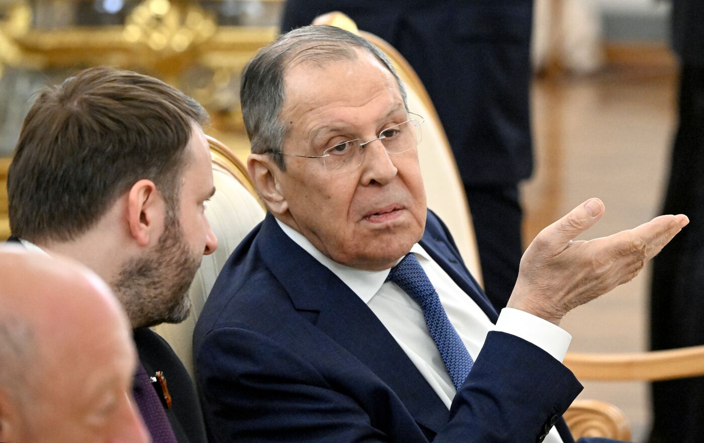 Встреча президента РФ В. Путина и президента Сербии Александра Вучича