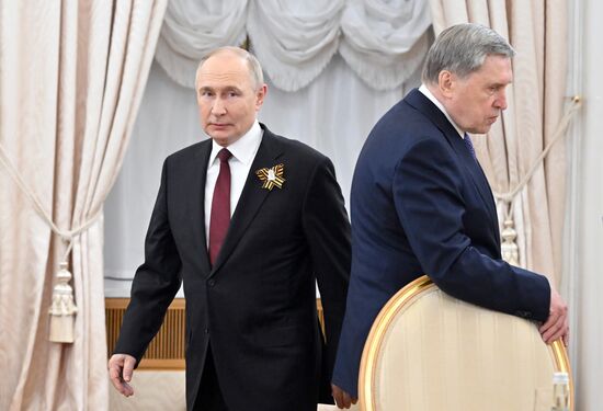 Встреча президента РФ В. Путина и президента Сербии Александра Вучича