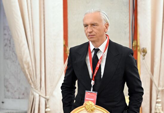 Встреча президента РФ В. Путина и президента Сербии Александра Вучича