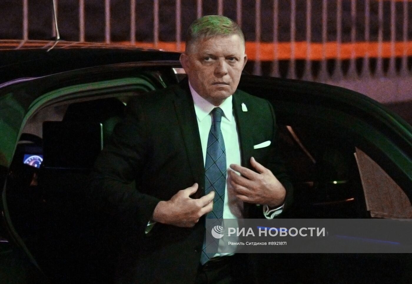 Встреча президента РФ В. Путина и премьер-министра Словакии Р. Фицо