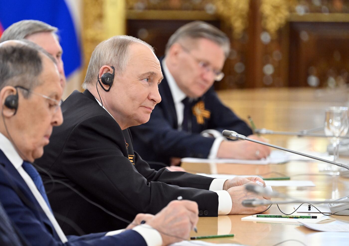 Встреча президента РФ В. Путина и премьер-министра Словакии Р. Фицо