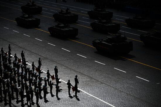 Москва. Военный парад, посвященный 80-летию Победы в Великой Отечественной войне