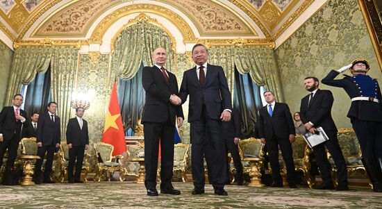 Официальный визит генсека ЦК Компартии Вьетнама То Лама в Россию