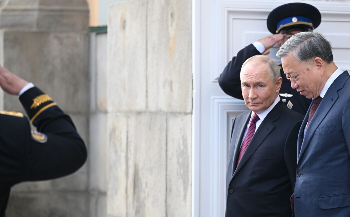 Официальный визит генсека ЦК Компартии Вьетнама То Лама в Россию