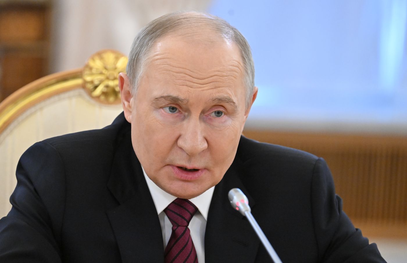 Встреча президента РФ В. Путина и президента Зимбабве Э. Мнангагвы