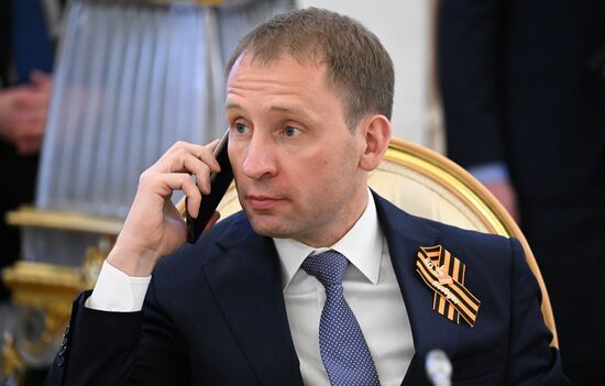 Встреча президента РФ В. Путина и президента Зимбабве Э. Мнангагвы