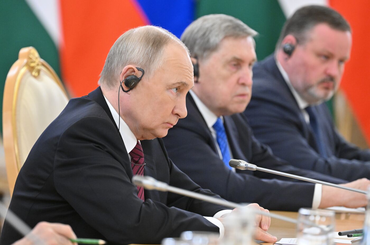 Встреча президента РФ В. Путина и президента Палестины М. Аббаса