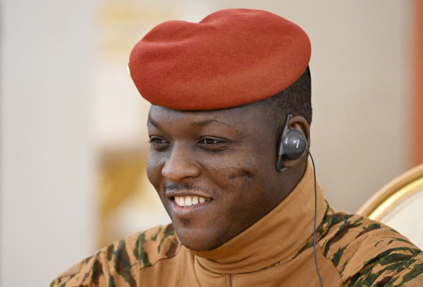 Встреча президента РФ В. Путина и президента Буркина-Фасо Ибрагима Траоре