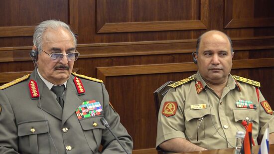 Встреча Министров обороны России и Ливии