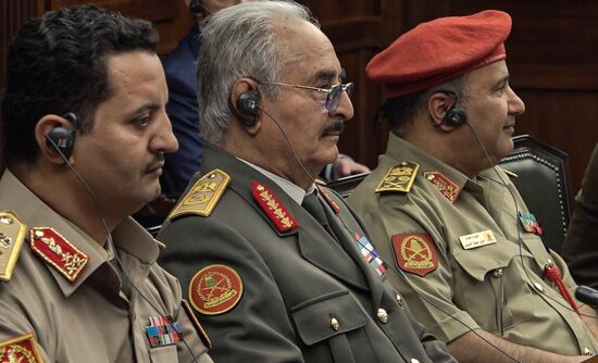 Встреча Министров обороны России и Ливии