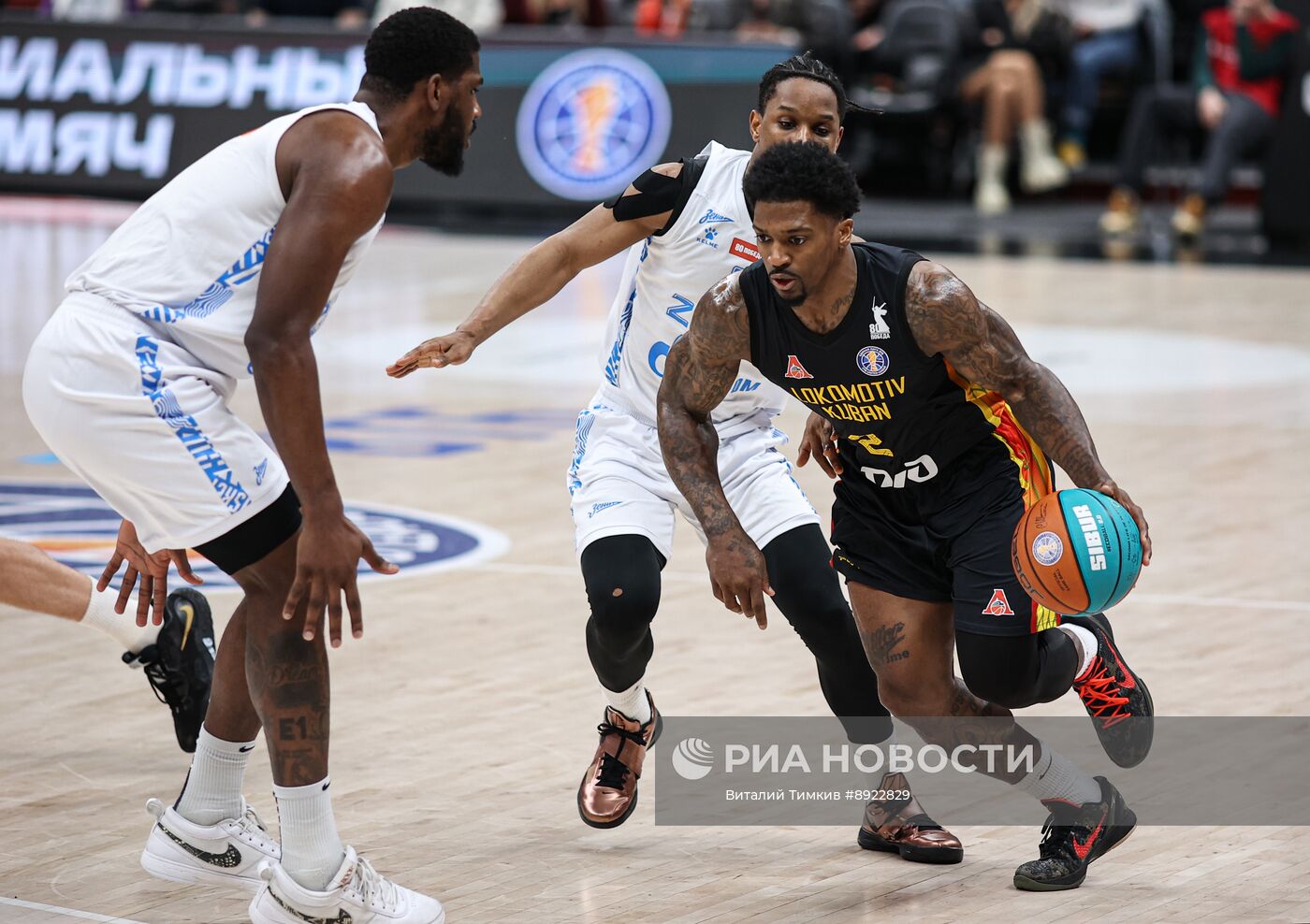 Баскетбол. Единая лига ВТБ. Локомотив-Кубань (Краснодар) - Зенит (Санкт-Петербург)